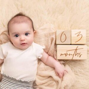 Baby Milestone Blocks